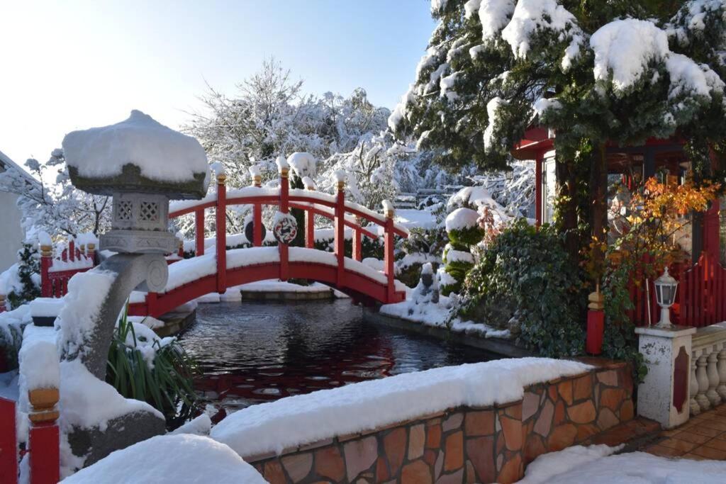 Pierre-Chatel Gite Au Printemps Japonais, Petit Train De La Mure, Parc Des Ecrins מראה חיצוני תמונה