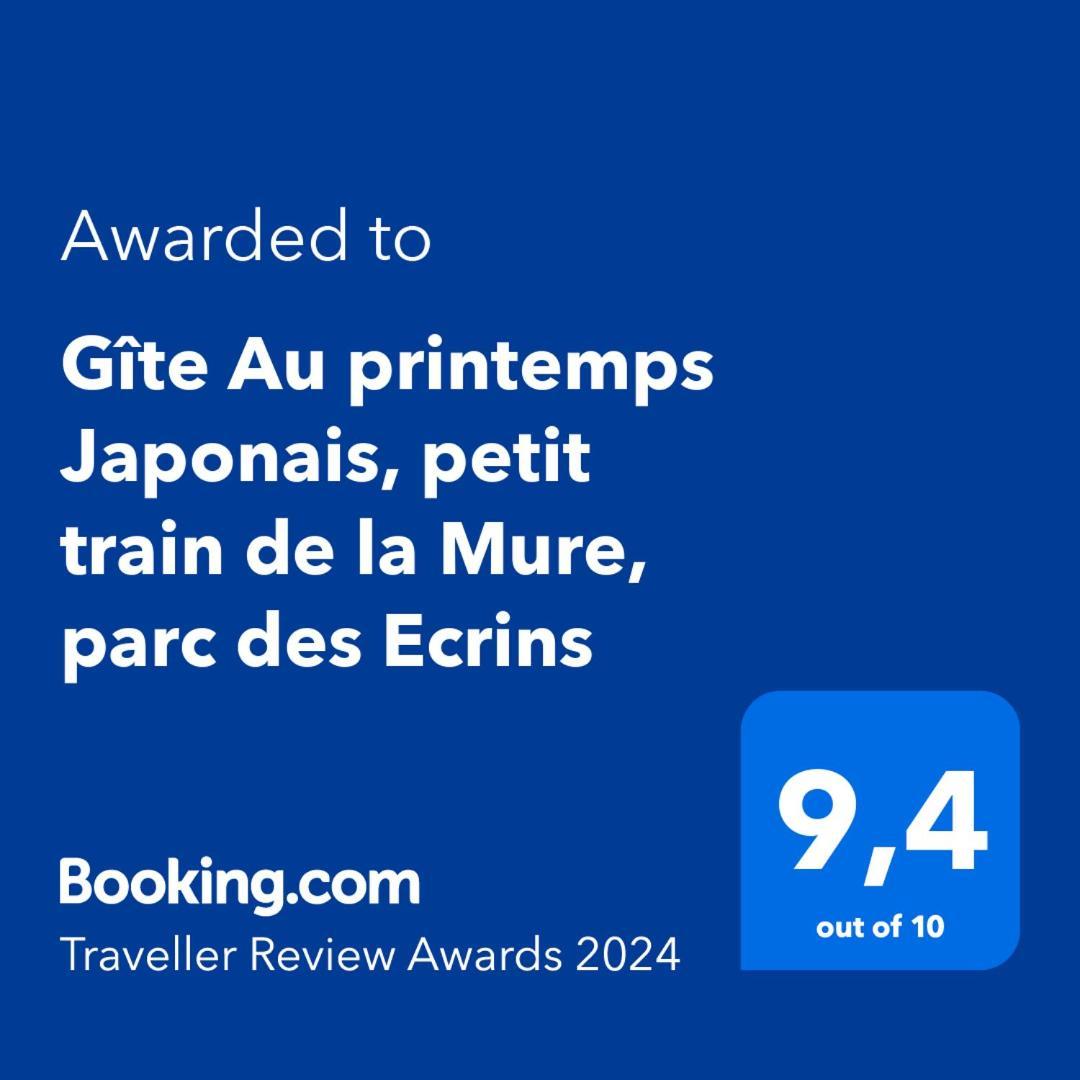 Pierre-Chatel Gite Au Printemps Japonais, Petit Train De La Mure, Parc Des Ecrins מראה חיצוני תמונה